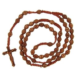 Dark Colored Bi-Cone Beaded Rosary