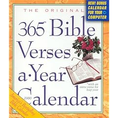 Bible Verses Calendar 2000