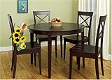 5 Piece Dining Set - Hudson Cappuccino