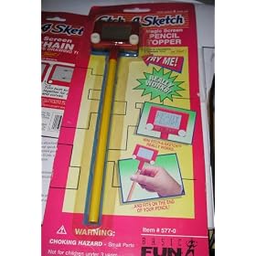 Etch a Sketch Pencil Topper