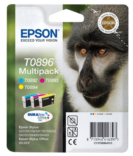 T0896 Stylus Multipack (C,M,Y)