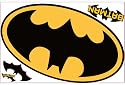 RoomMates RMK1461SLM Batman Logo Peel & Stick Giant Wall Decal