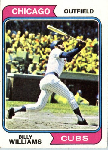 1974 Topps #110 Billy Williams Chicago Cubs Baseball Card In A Protective Screwdown Case