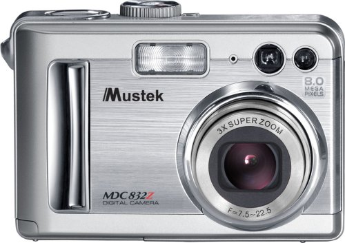 Mustek MDC832Z 8.0MP Digital Camera with 3x Optical Zoom