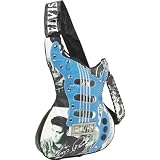 Ashley M Elvis image guitar shape bag