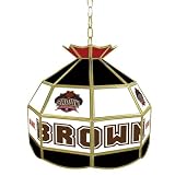 Trademark Brown University stained glass Tiffany lamp - 16-inch