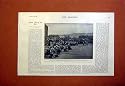 GORDON HIGHLANDS DURBAN AFRICA BOER WAR OLD PRINT 1899