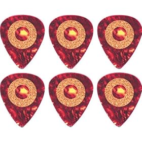 Clayton Cork Grip Standard Pick 6 Pack, .38MM by 