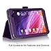 [Corner Protection] ASUS MeMo Pad 7 ME 176CX Case Cover, FYY Premium Soft Folio Leather Case for ASUS MeMo Pad 7 ME 176CX Purple (With Auto Wake/Sleep Feature)