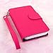 MPERO FLEX FLIP Wallet Case for ZTE Warp 4G N9510 - Pink / Navy Blue