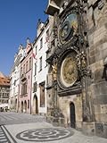 IMAGE OF Town Hall Clock, Old Town Square, Old Town, Prague, Czech Republic, Europe Photographic Poster Print by Martin Child, 18x24