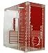 Lindy Premium Acryl PC-Gehäuse, rot, Bausatz, 475 x 220 x 445 mm