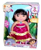 Nickelodeon Cartoon Series "Dora Saves the Crystal Kingdom" 14 Inch Doll - DANCE AROUND DORA that Performs 4 Choreographed Dances and Sings Crystal Kingdom Song