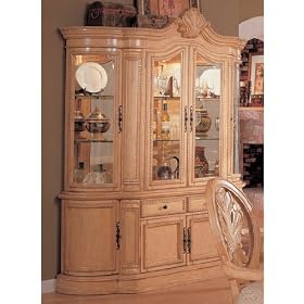 Master Hutch and Buffet in Antique White Finish by Coaster Company
