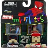 Marvel Minimates Series 38 Mini Figure 2Pack Elektra Evil DaredevilIMAGE