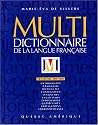 MULTI DICTIONNAIRE LANGUE FRANCAISE