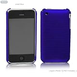 Apple iPhone 3G Slim Rubberized Half Shell (Violet Blue (Ribbed))