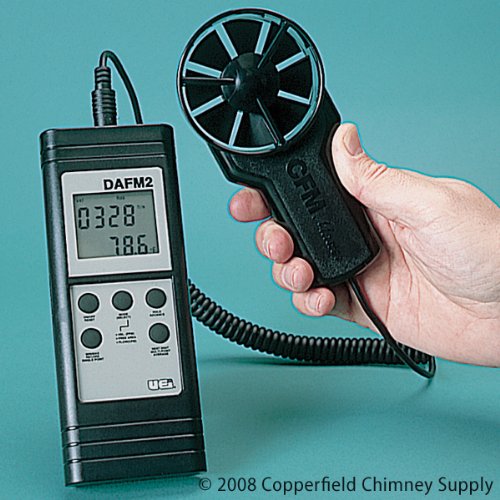 Copperfield 97800 Vane Anemometer, Includes Sensor Probe, Case, One 9v Battery, and Manual