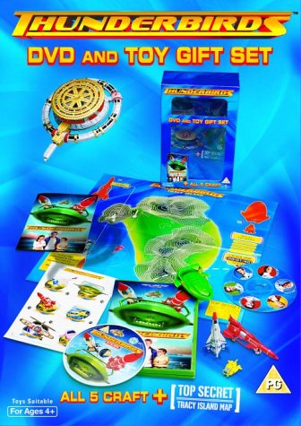 Childrens Toyshop  DVD : The Thunderbirds (Box Set with Five Toy Rockets) [2004]