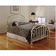 Lillian Queen Size Headboard in Lustre Brass By Fashion Bed Group
