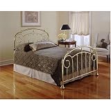 Lillian Queen Size Headboard in Lustre Brass By Fashion Bed Group
