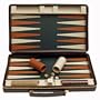 Backgammon Travel Leather Large Brown