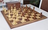 British Staunton in Golden Rosewood with Walnut Board & Box - 4