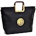 Dasein Flat Bottom Square Handle Tote, Shoulder Handbag, Tablet, iPad Bag