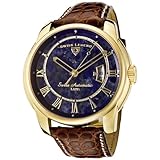 Swiss Legend Men's 50029-YG-03L-ABR51C Glamorous Collection Automatic Gold-Tone Watchwith Winder
