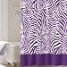 Microfiber Shower Curtain in Purple