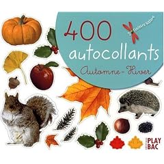 400 autocollants automne-hiver