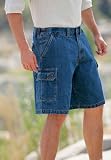 Side Elastic Cargo Shorts