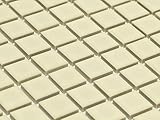 美濃焼モザイクタイル 22mm角 クリーム 22SQ53