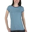 Juniors' Mossimo Supply Co. Short-Sleeve Crewneck Tee - Blue/ Green Stripe