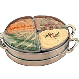 Nostalgia Lazy Susan Cordless Buffet Server