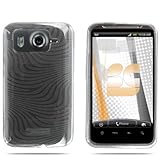 TPU Skin Cover for HTC Inspire 4G, Wave Clear