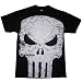 Search : MARVEL PUNISEHR "CRACKED FACE" Licensed Black Cotton Tee