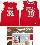 Joakim Noah Autographed Chicago Bulls Red Jersey