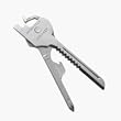 Swiss Tech UKCSS-FX Utili-Key FX 6-in-1 Polished Stainless Steel Key Ring Companion Multi-Tool