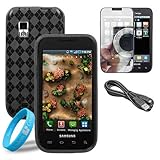 Smoke TPU SKin Case for Samsung Galaxy Fascinate SCH- i500 + Mirror Screen  ....