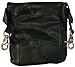 Texcyngoods Studded Purse Convertible Cross Body Biker Waist Bag Lambskin Black