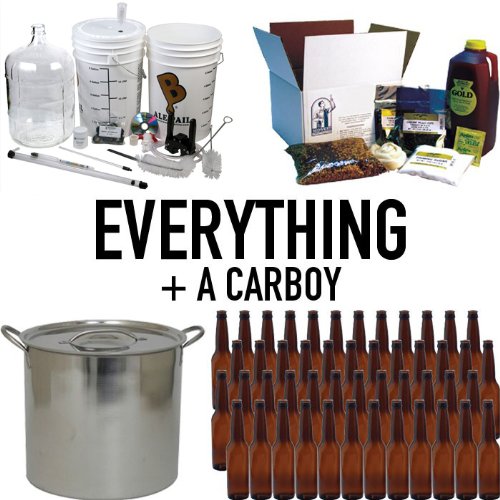 EVERYTHING + A CARBOY - Complete Brewing Equipment Kit #2-Amber Ale