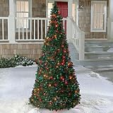 Pre-Lit Pull-Up Christmas Tree