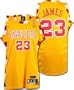 LeBron James Reebok Throwback Swingman Cleveland Cavaliers Jersey