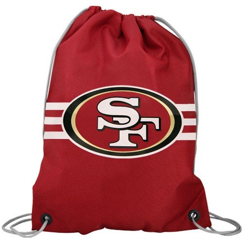 San Francisco 49ers Cardinal Team Logo Drawstring Backpack
