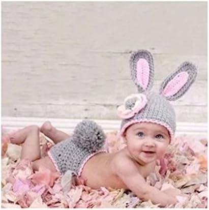 Wolkstore Cute Newborn Costume Crochet Outfits Baby Photograph Props