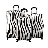 Heys Exotic Spinner Animal Print 3pc Luggage Set