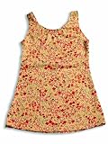 LTP by Les Tout Petites - Girls Tank Style Sun Dress, Yellow/Red/Green