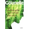 Le philosophe qui n'�tait pas sage