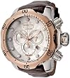 Rose Two Tone Reserve Vemon Swiss Quartz Silver Tone Dial 1000M Diver